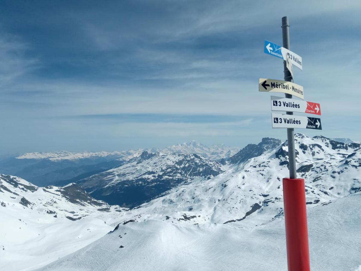 Le Chamois Des Alpages De Reberty Ski Au Pied 생마르탱 드 벨빌 외부 사진